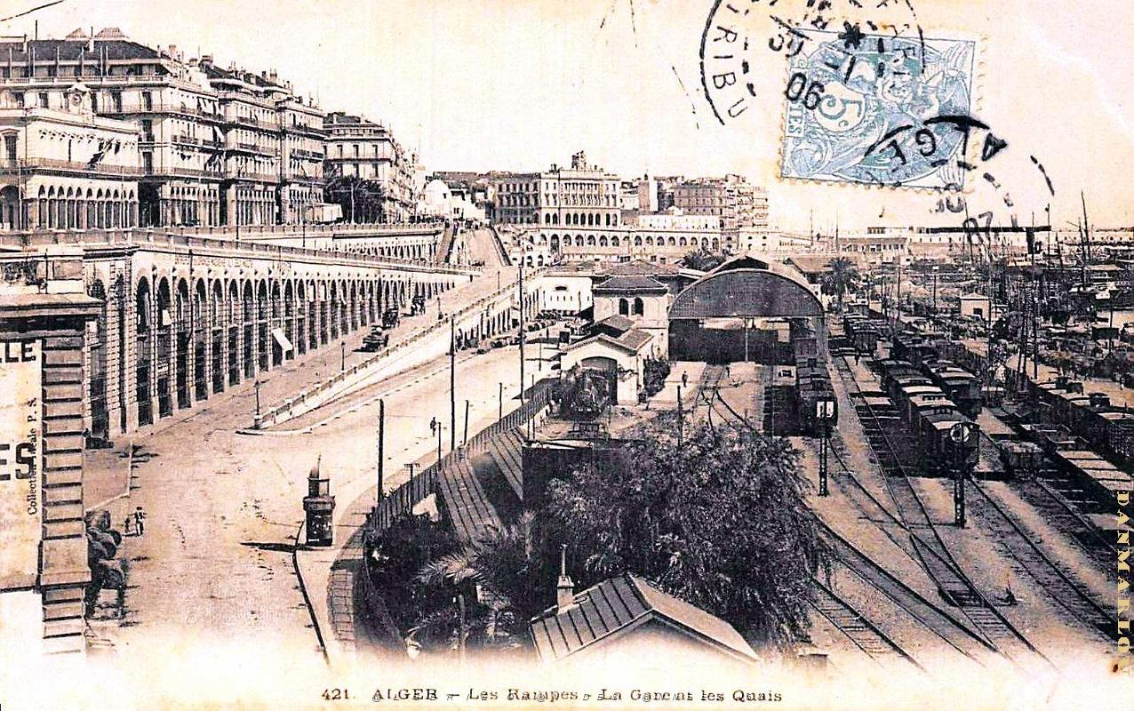 Alger - Rampes - Gare et Quais - 1906.jpg
